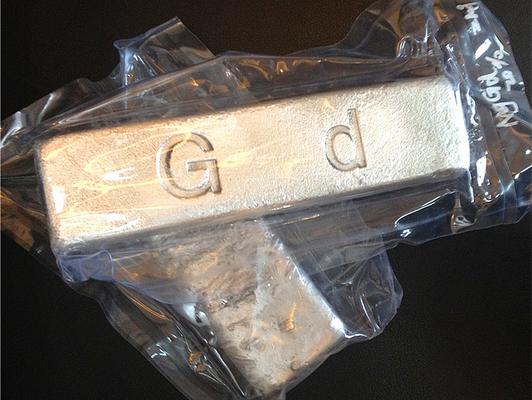 Purity 99.5 Gadolinium Metal Rare Earth Gadolinium Metal For Additive