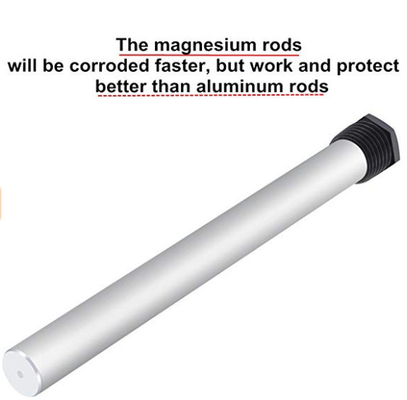 OEM Hot Water Heater Anode Rod , Magnesium Sacrificial Anode Rod Corrosion Protection